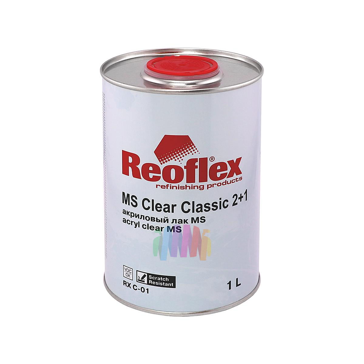 Лак акриловый Reoflex MS 2+1 Clear Classic 1 л. с отвердителем 0,5 л. 3