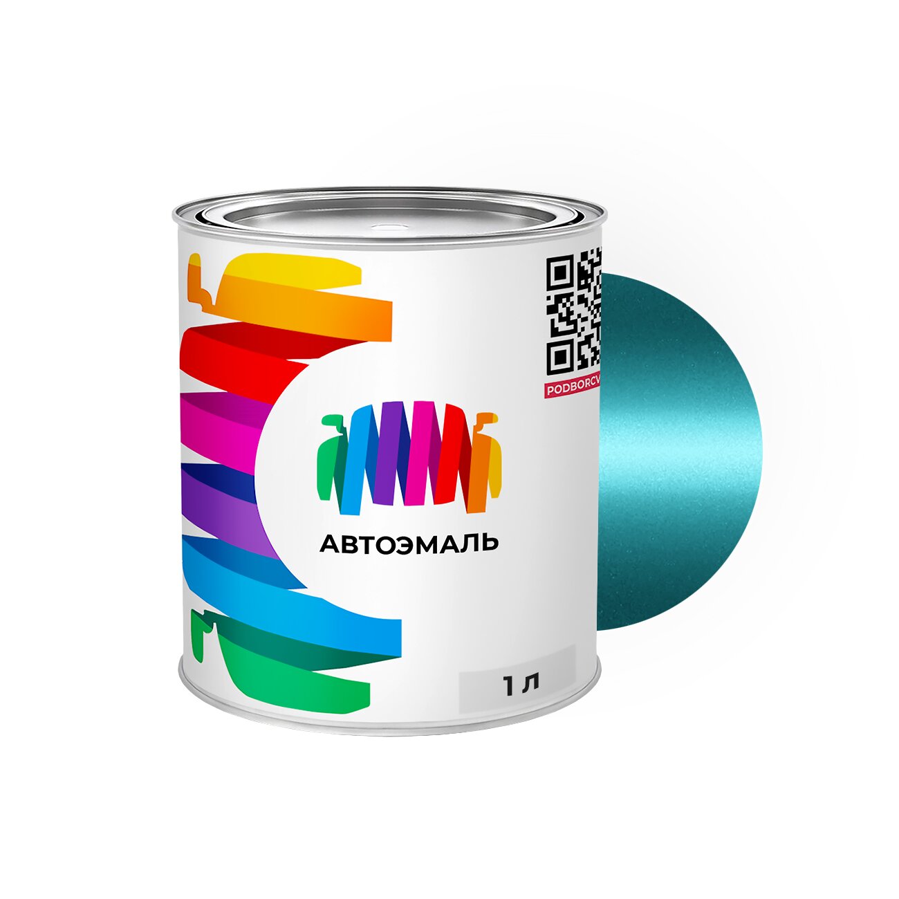 Автоэмаль Mazda (Мазда) «Lagoon Turquoise», код цвета 35R, ZEC (бирюзовый), базовая краска 1 л.