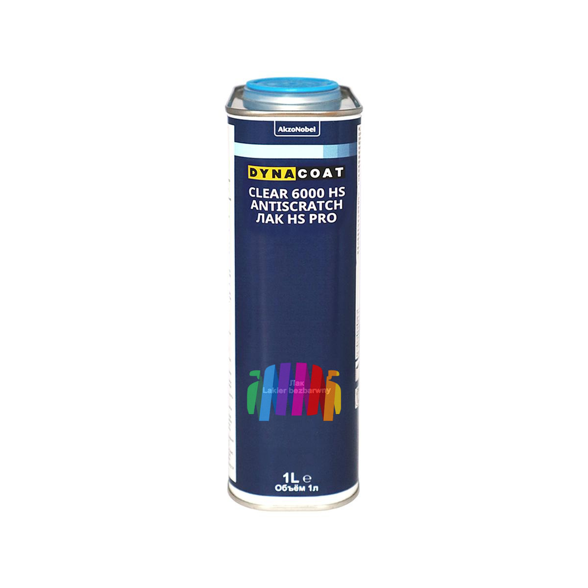 Лак против царапин Dynacoat Clear 6000 HS Pro Antiscratch 1 л. с отвердителем Flexi Medium 0,5 л. 3