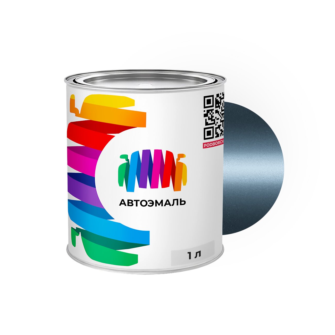 Автоэмаль Mazda (Мазда) «Misty Blue», код цвета 26V (синий), базовая краска 1 л.