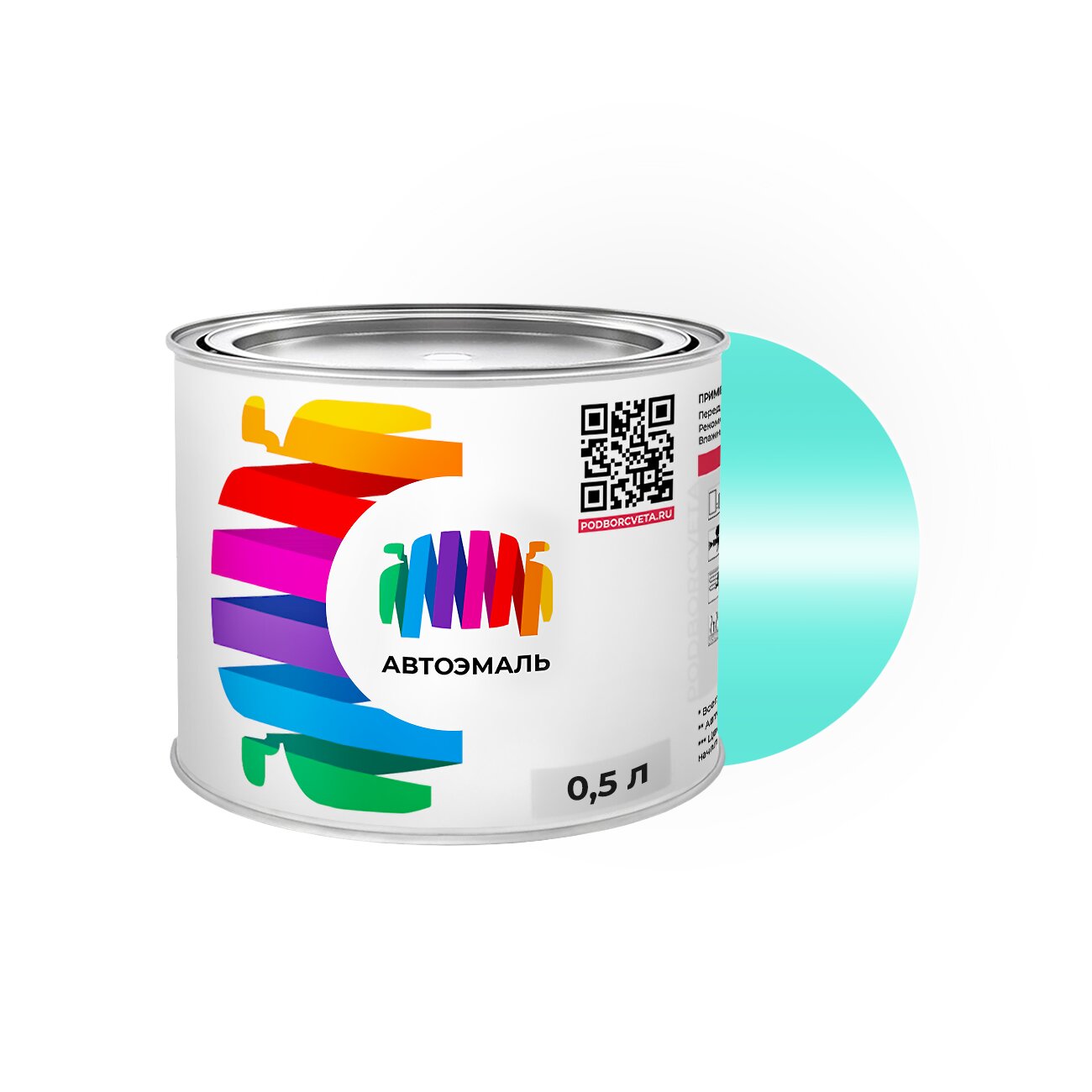 Автоэмаль Cadillac (Кадиллак) «Green-stripe», код цвета 43A, WA9663 (зеленый), базовая краска 0,5 л.