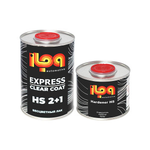 ILPA Express 2+1 НS Быстрый автомобильный лак 1 л. с отвердителем 0,5 л.