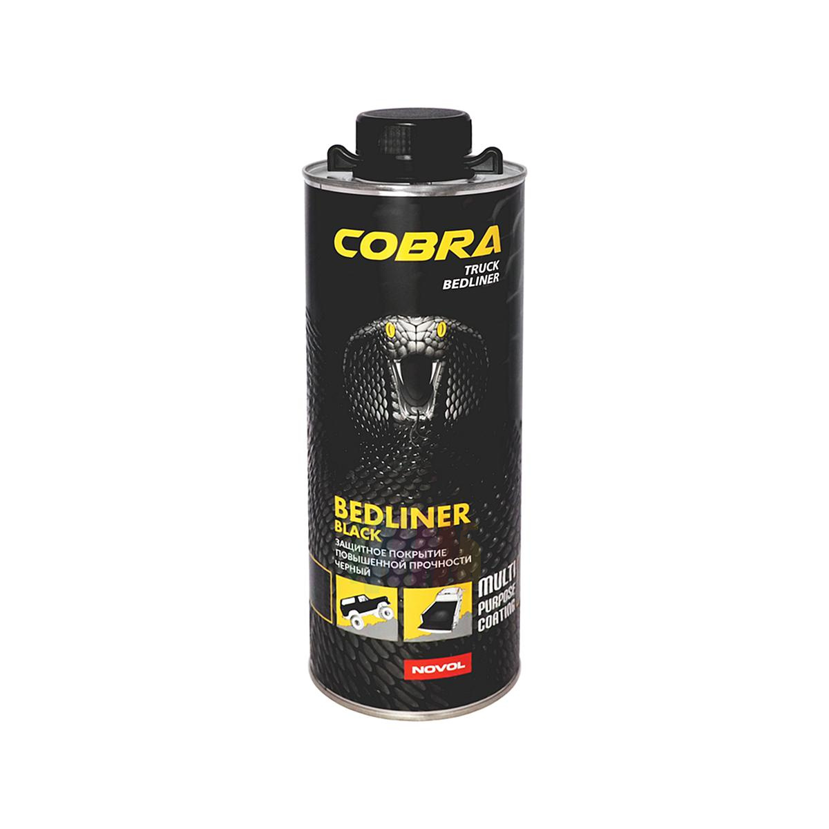 Защитное покрытие Novol Extreme Cobra Truck Bedliner черный 0,6 л. с отвердителем 0,2 л.2