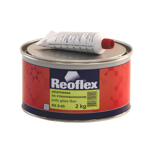 REOFLEX RX S-05 Glass Fiber Шпатлевка со стекловолокном 2 кг.