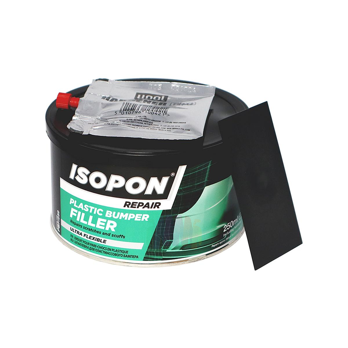 U-POL ISOPON PBF/250 Plastic Bumper Filler Шпатлевка ультраэластичная для пластика 250 мл.