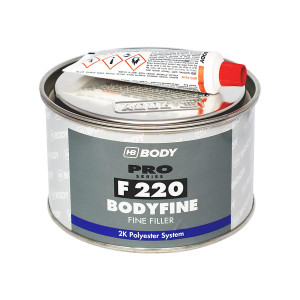 HB BODY F220 Fine Финишная мелкозернистая автомобильная шпатлевка 1 кг.