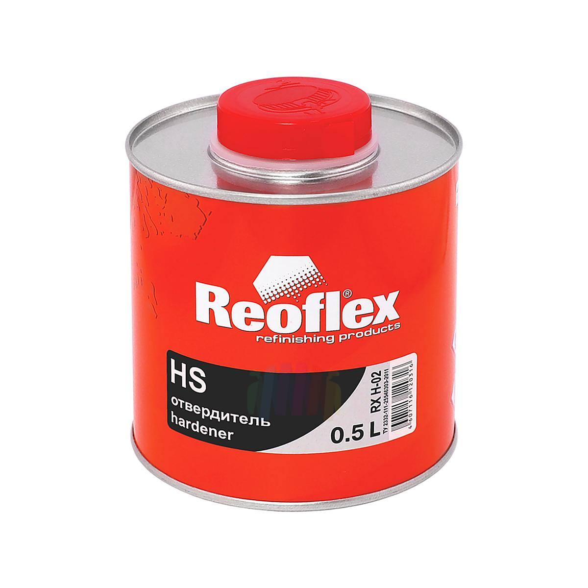 Лак акриловый автомобильный Reoflex RX C-02 HS 2+1 Clear Premium 1 л. с отвердителем 0,5 л. 5