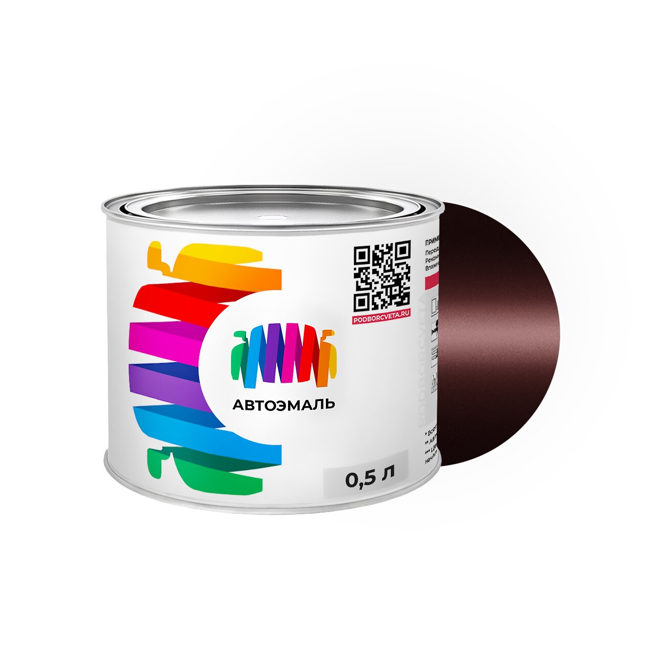 Автоэмаль Mitsubishi (Мицубиси) «Reddish Brown», код цвета BN, BNN, C11 (красный), базовая краска 0,5 л.