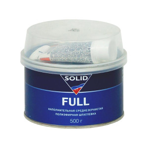 SOLID Full Наполнительная среднезернистая шпатлевка 0,5 кг.