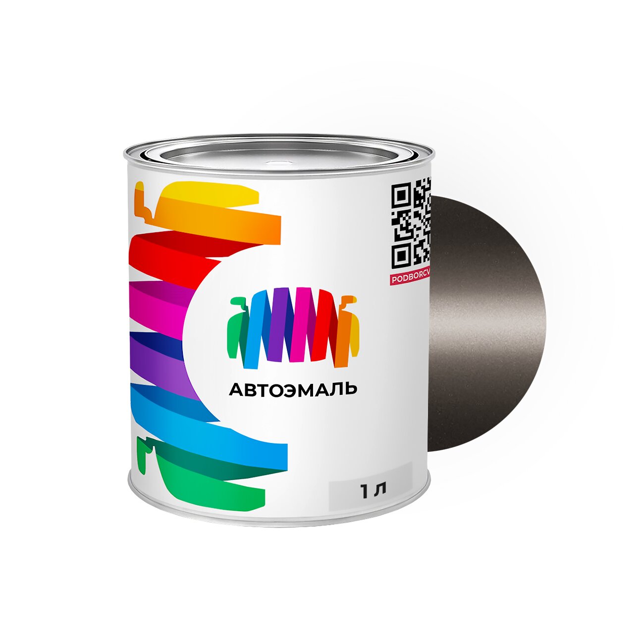 Автоэмаль Mazda (Мазда) «Under Grey», код цвета 3X (серый), базовая краска 1 л.