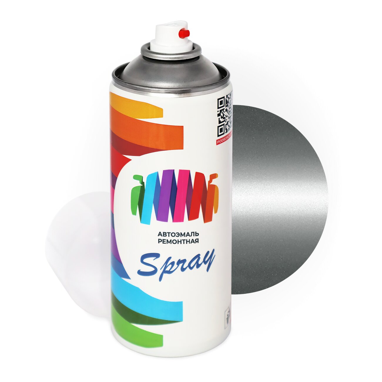 Аэрозольная краска для Suzuki (Сузуки) «Platinum Silver», код цвета Z9J (серый), базовая автоэмаль, баллончик 520 мл.