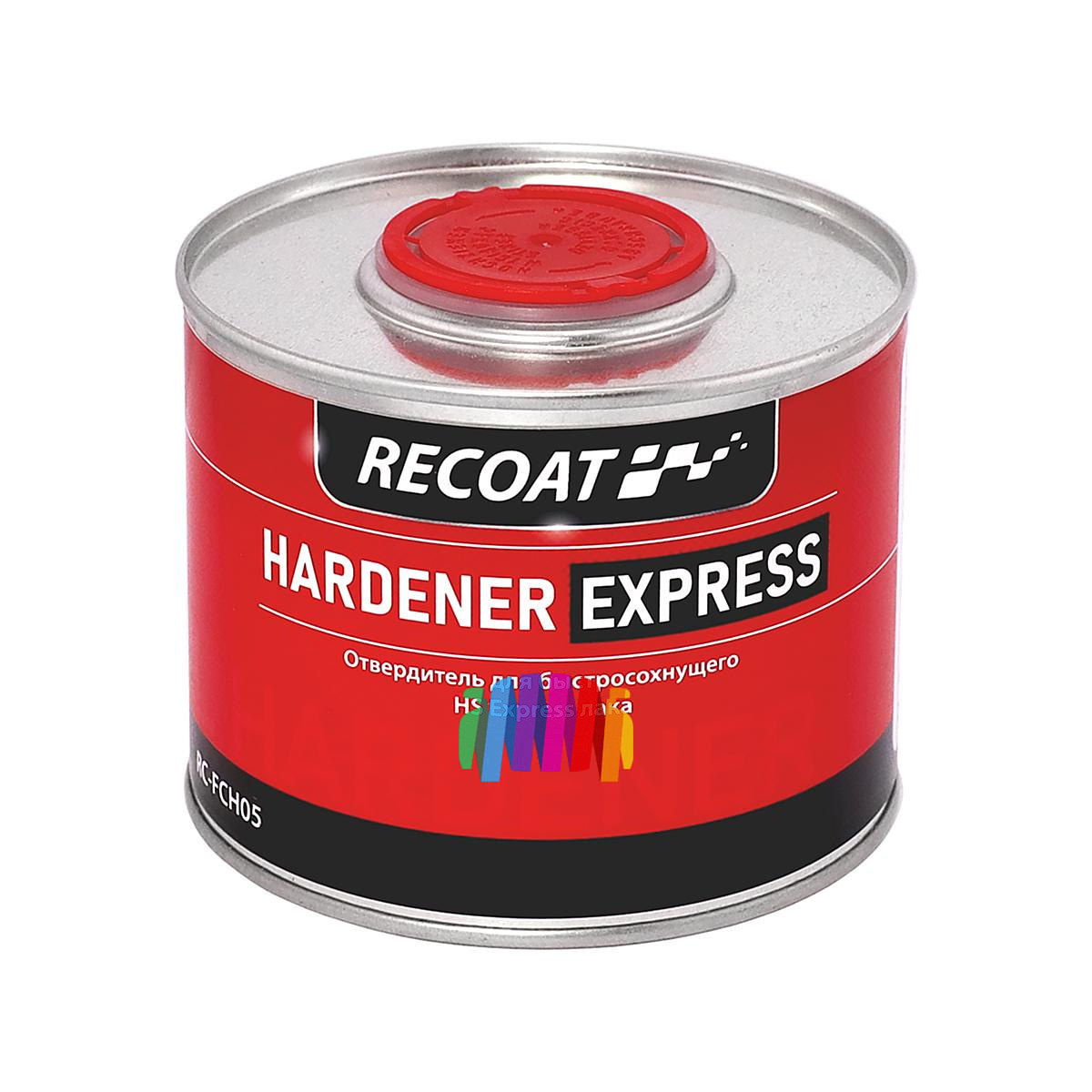 Быстросохнущий прозрачный акриловый лак RECOAT 2K HS Express FASTYCRYL (RC-PCC10) 1+0,5 л. 5