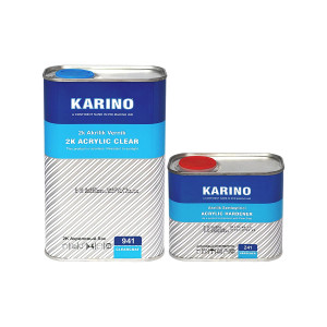 KARINO HAFMAN 941 2K Acrylic Clear Coat Акриловый прозрачный автомобильный лак 1 л. с отвердителем H241 0,5 л.
