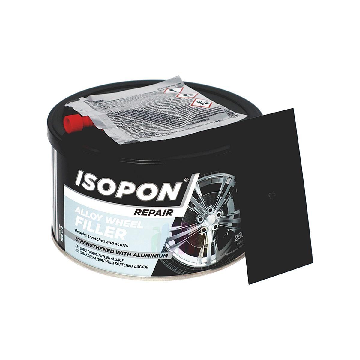 U-POL ISOPON MET/S Alloy Wheel Filler Шпатлевка для колесных дисков с алюминием 250 мл.