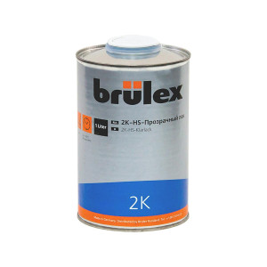 BRULEX 2K HS Klarlack Прозрачный автомобильный акриловый лак 1 л.