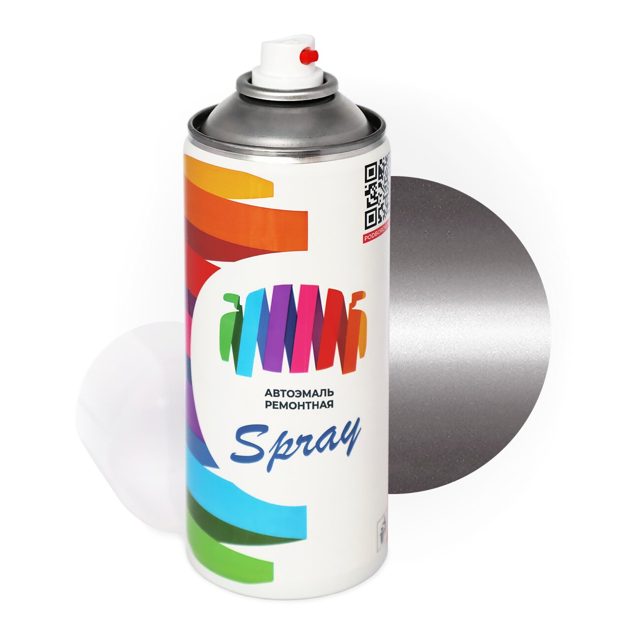 Аэрозольная краска для Toyota (Тойота) «Amethyst», код цвета 941 (серый), базовая автоэмаль, баллончик 520 мл.