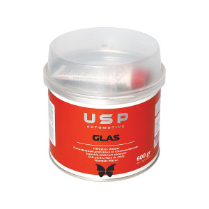 USP Glas Шпатлевка автомобильная со стекловолокном 0,6 кг.