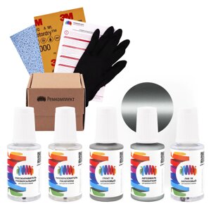 Ремкомплект для Infiniti (Инфинити) «Desert Platinum», код цвета KX6 (бежевый), базовая автоэмаль, набор для ремонта сколов и царапин