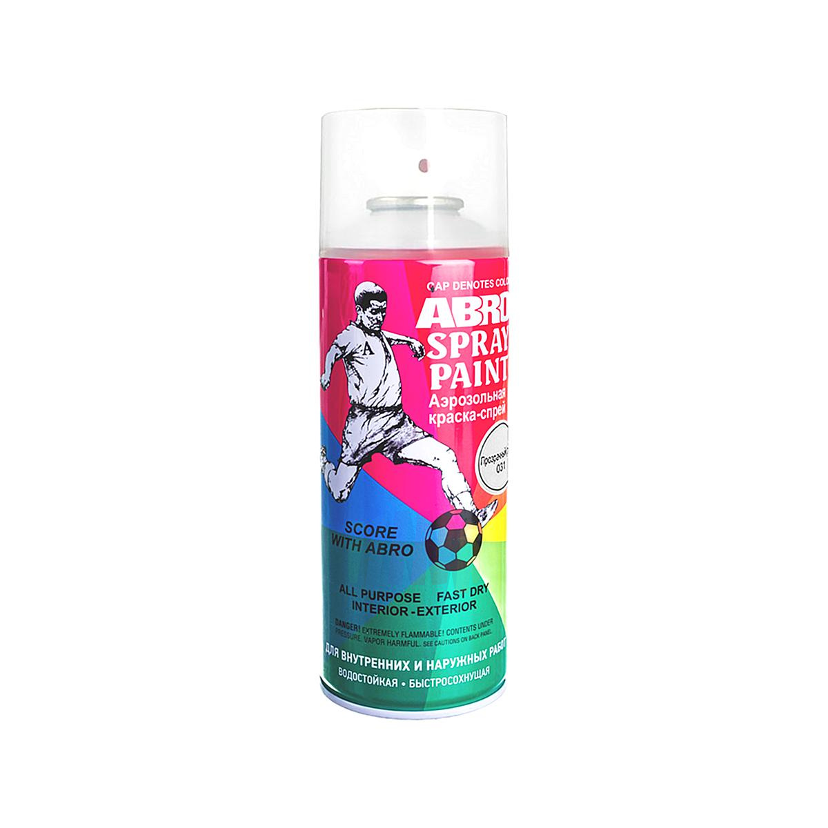 ABRO Masters SP-031 Spray Paint Clear Лак абро универсальный акриловый прозрачный аэрозоль 400 мл.