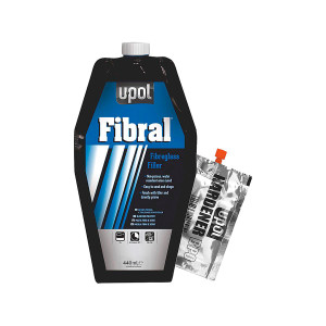 U-POL FIB/BM Fibral Шпатлевка стекловолоконная пакет 440 мл.