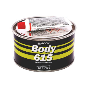 HB BODY 615 Fiber Автомобильная наполняющая высокопрочная шпатлевка со стекловолокном 0,9 кг.