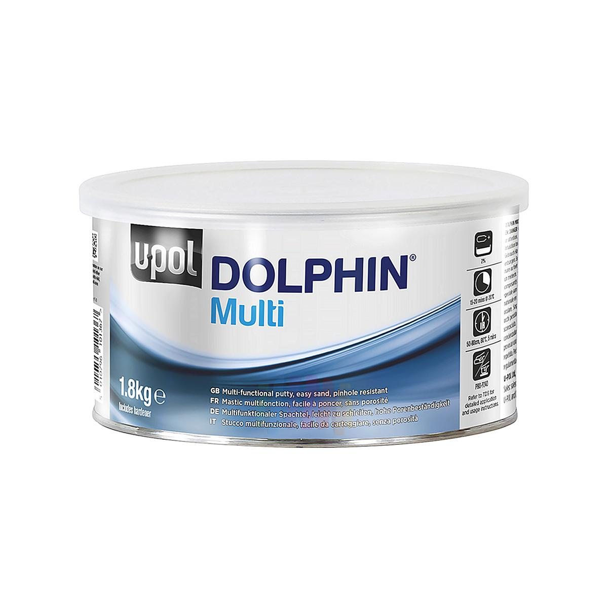 Шпатлевка многофункциональная автомобильная U-POL DOLMP/2 Dolphin Multi 1,8 кг.