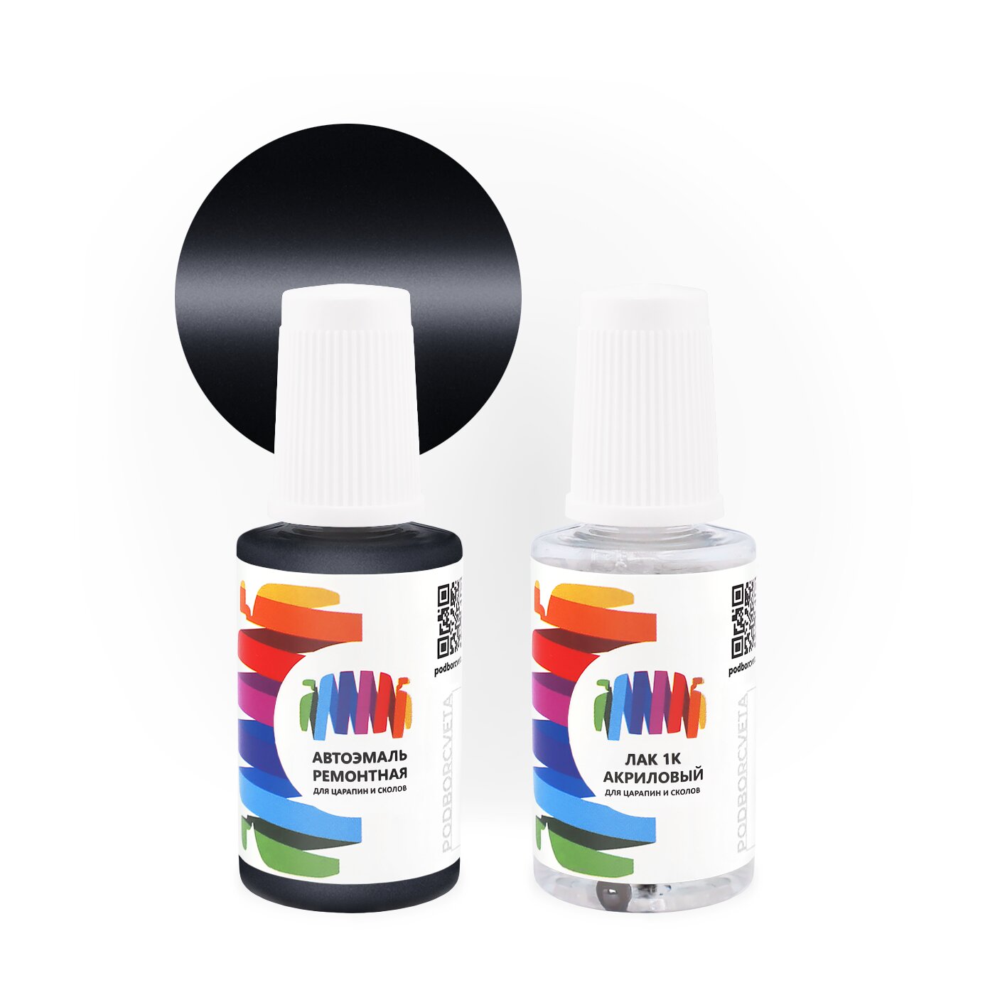 Подкраска для Toyota (Тойота) «Dk. Violet», код цвета 9AF (синий), базовая автоэмаль с кисточкой от сколов и царапин, штрих-корректор 20 мл.