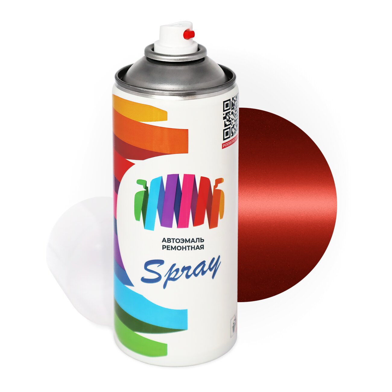 Аэрозольная краска для Porsche (Порше) «Korallenrot», код цвета 82H, G7 (красный), базовая автоэмаль, баллончик 520 мл.
