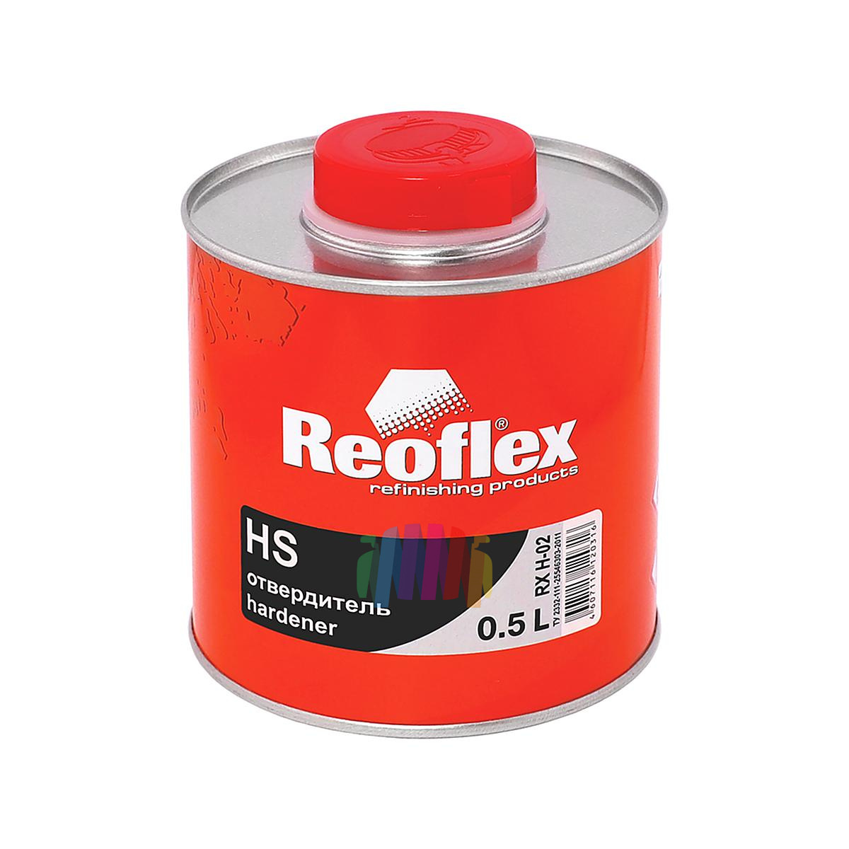 Лак акриловый автомобильный Reoflex RX C-02 HS 2+1 Clear Premium 1 л. с отвердителем 0,5 л. 5