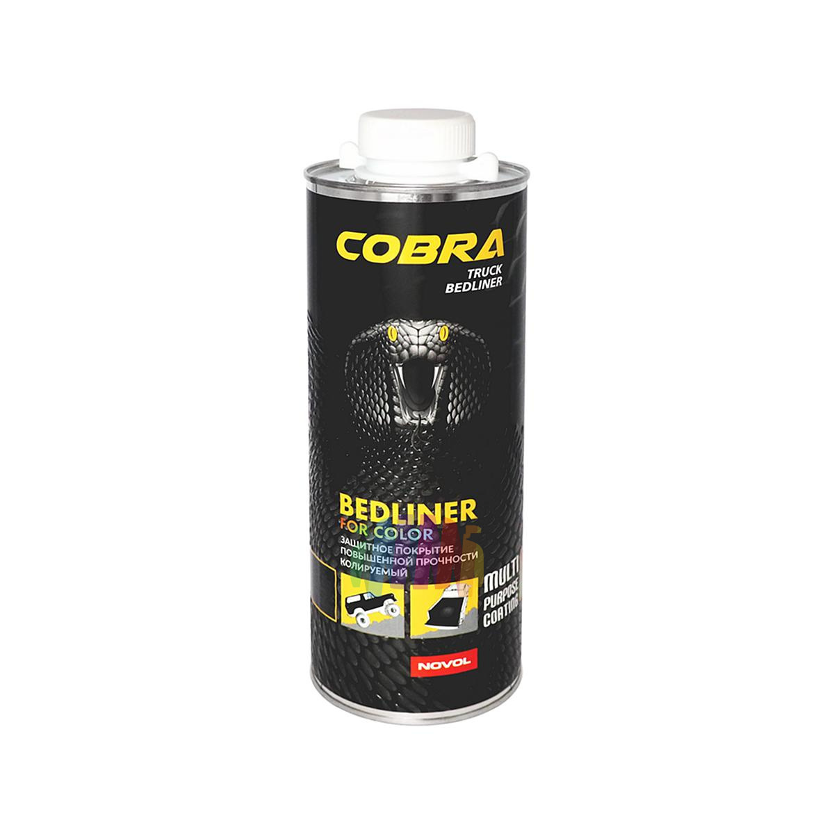Защитное покрытие Novol Extreme Cobra Truck Bedliner колеруемое 0,6 л. с отвердителем 0,2 л.2