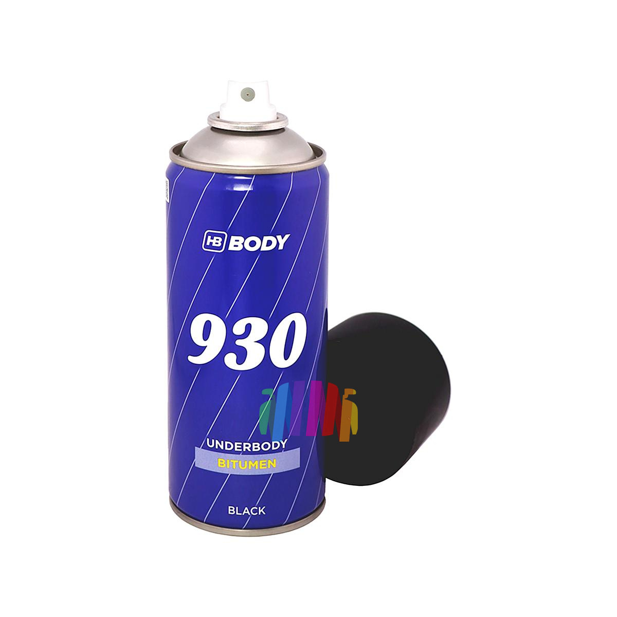 Body Антикор 930 черный 400 мл., комплект из 4 штук. 3333