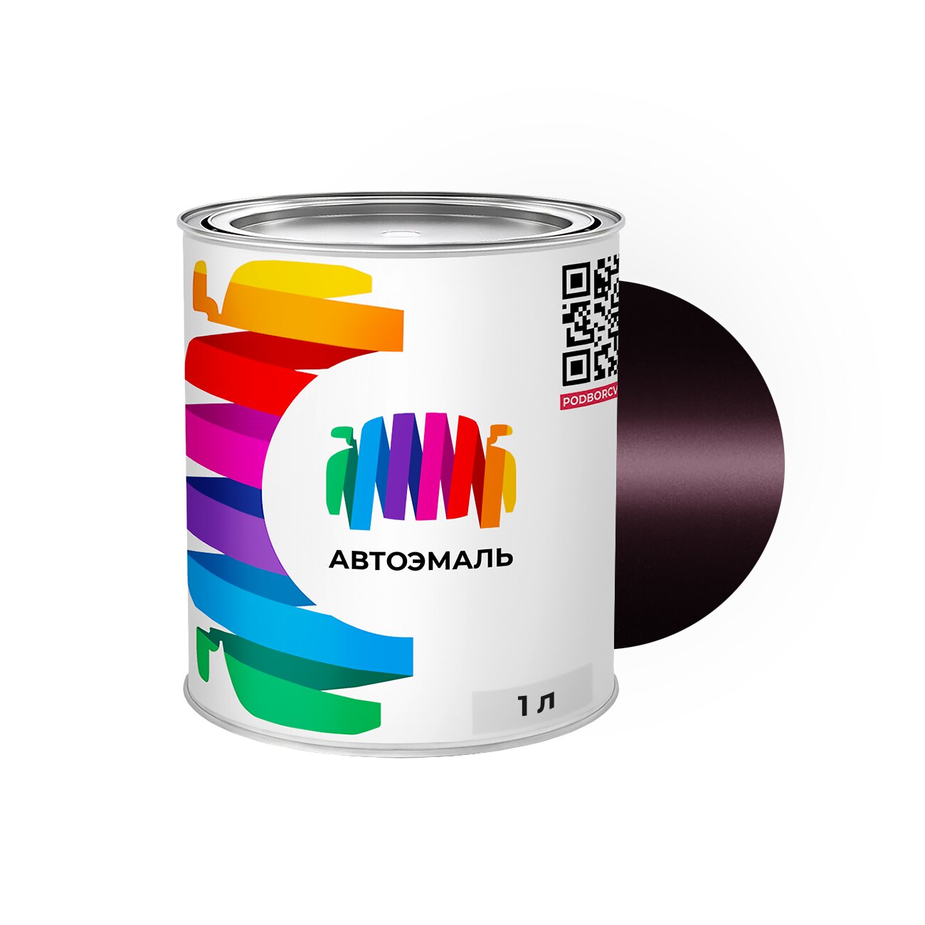 Автоэмаль Mazda (Мазда) «Sensat. Red», код цвета 3D (черно-красный), базовая краска 1 л.