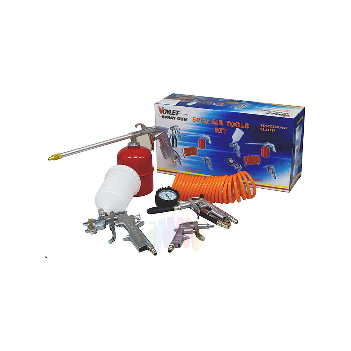 VOYLET AK-2 Air Tools Kit Набор пневматического инструмента из 5 предметов