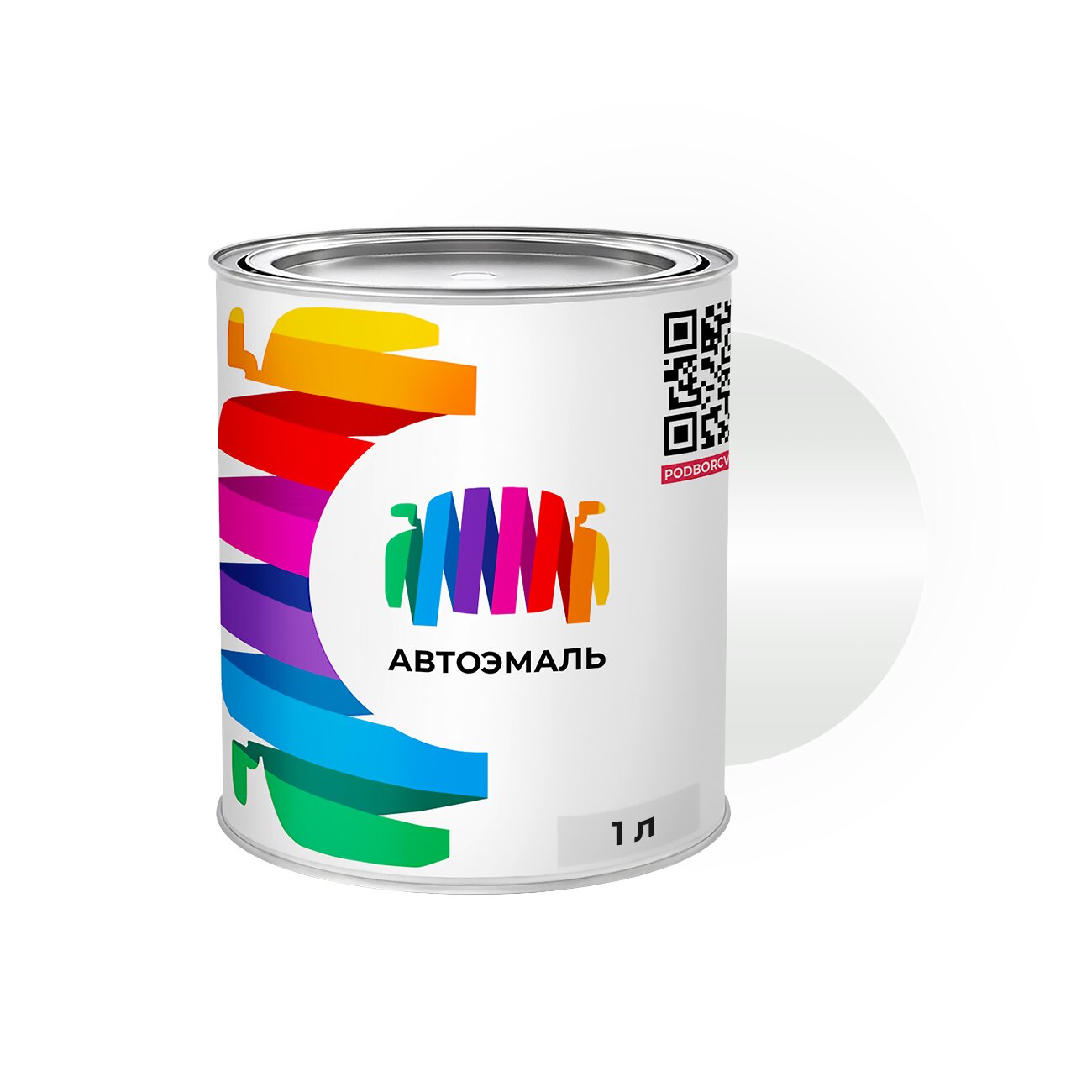 Автоэмаль Mazda (Мазда) «Neo White», код цвета HC (серый), акриловая краска 1 л.