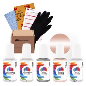 Ремкомплект для Pontiac (Понтиак) «Mary Kay Pink», код цвета 09, WA9576 (белый), базовая автоэмаль 3 сл., набор для ремонта сколов и царапин