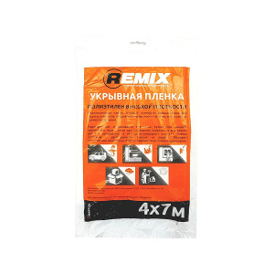 REMIX 23ПЛ Укрывная пленка 4 х 7 м. (7 микрон)