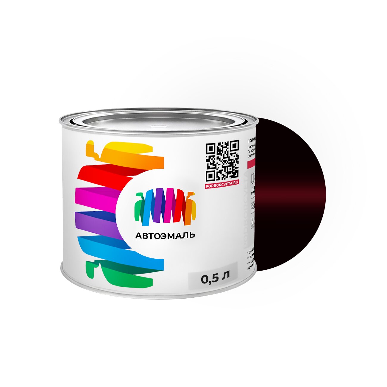 Автоэмаль Pontiac (Понтиак) «Dk. Toreador», код цвета GMA357CP, WA357C (черно-фиолетовый), базовая краска 0,5 л.