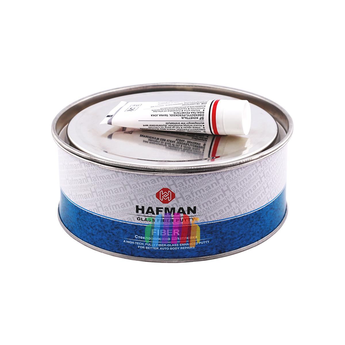 HAFMAN Fiber Шпатлевка со стекловолокном 1 кг-01