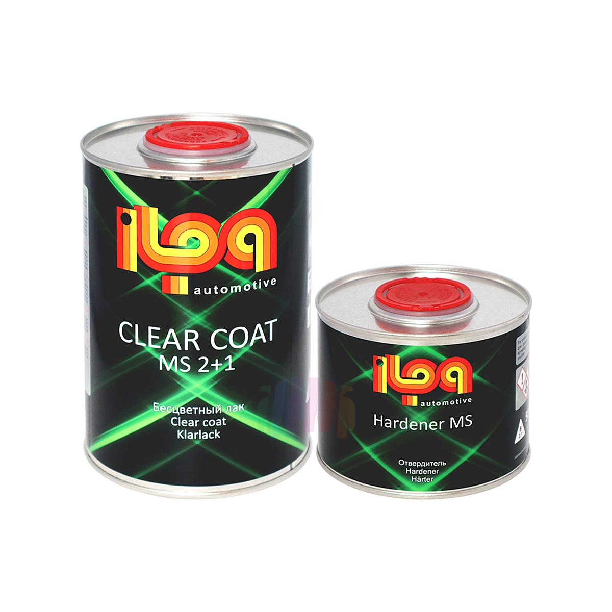 ILPA MS 2+1 Clear Coat Лак акриловый бесцветный 1 л. с отвердителем 0,5 л.
