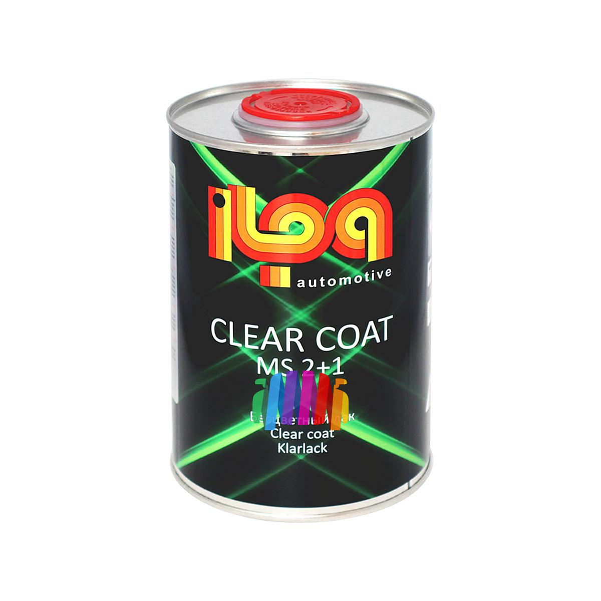 Лак акриловый ILPA MS 2+1 Clear Coat бесцветный 1 л. с отвердителем 0,5 л. 2