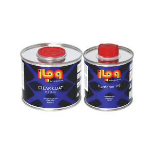 ILPA HS 2+1 Clear Coat Лак акриловый автомобильный прозрачный 0,4 л. с отвердителем 0,2 л.