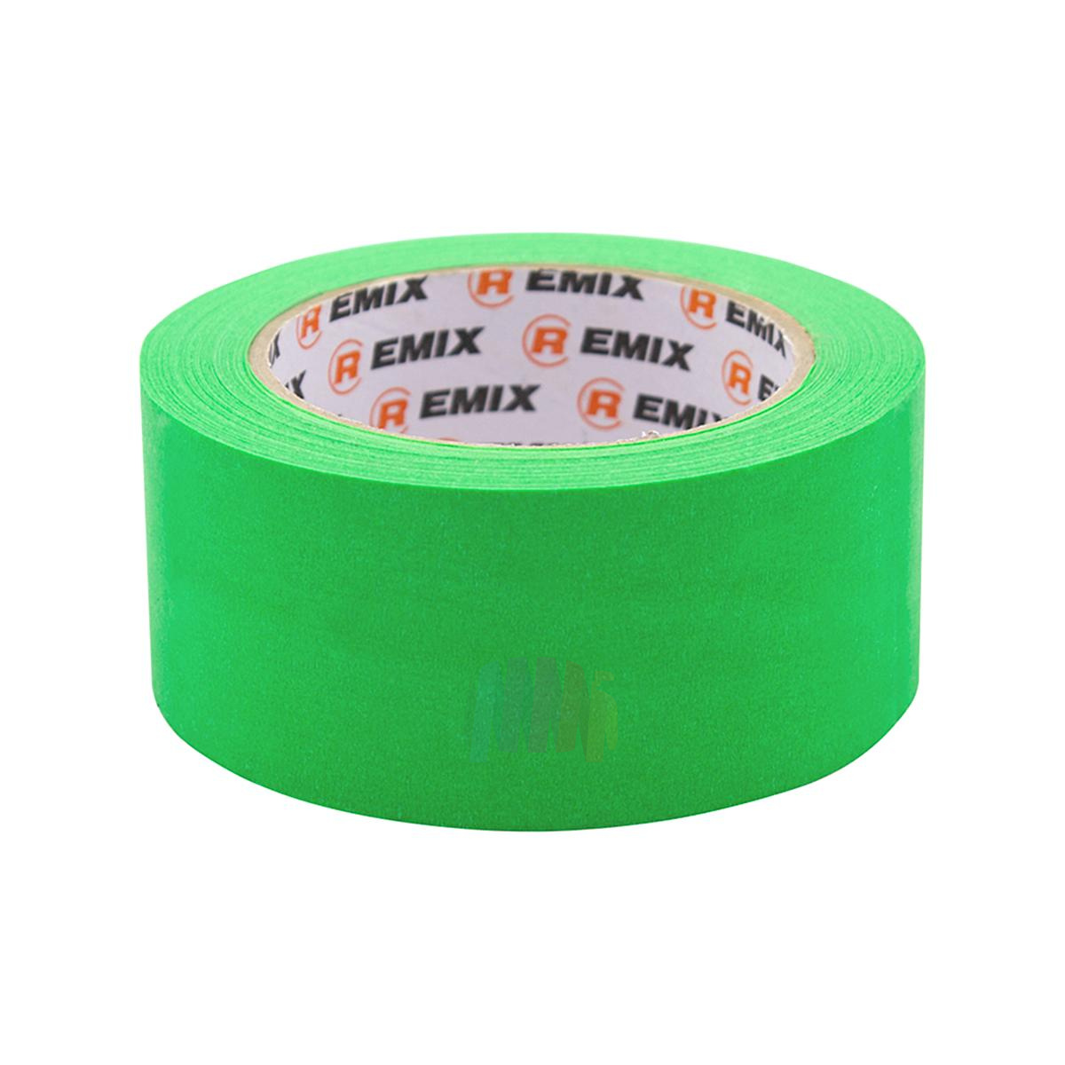 REMIX Маскировочная малярная лента (зеленый) 40 м. термостойкость до 90 C