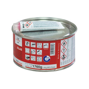 CARSYSTEM Glas 127.974 Шпатлевка автомобильная со стекловолокном 1,8 кг.