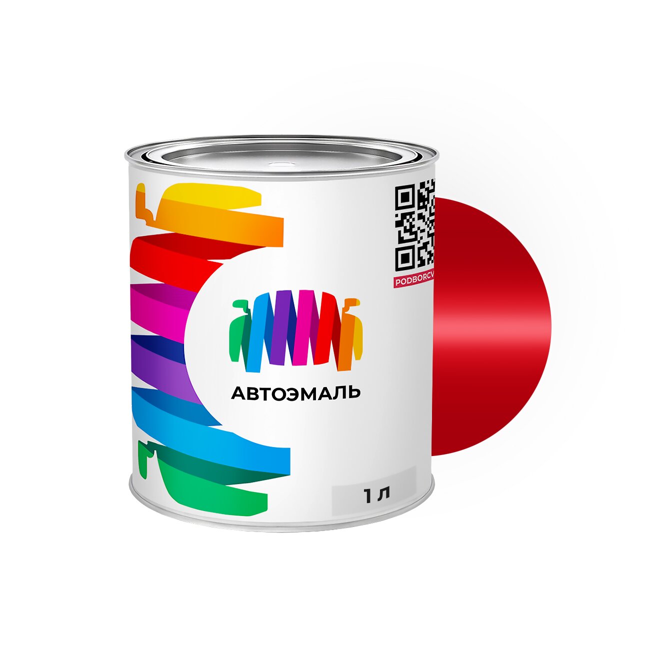 Автоэмаль Mazda (Мазда) «Pure Red», код цвета A8C, SUZZUZ (красный), базовая краска 1 л.