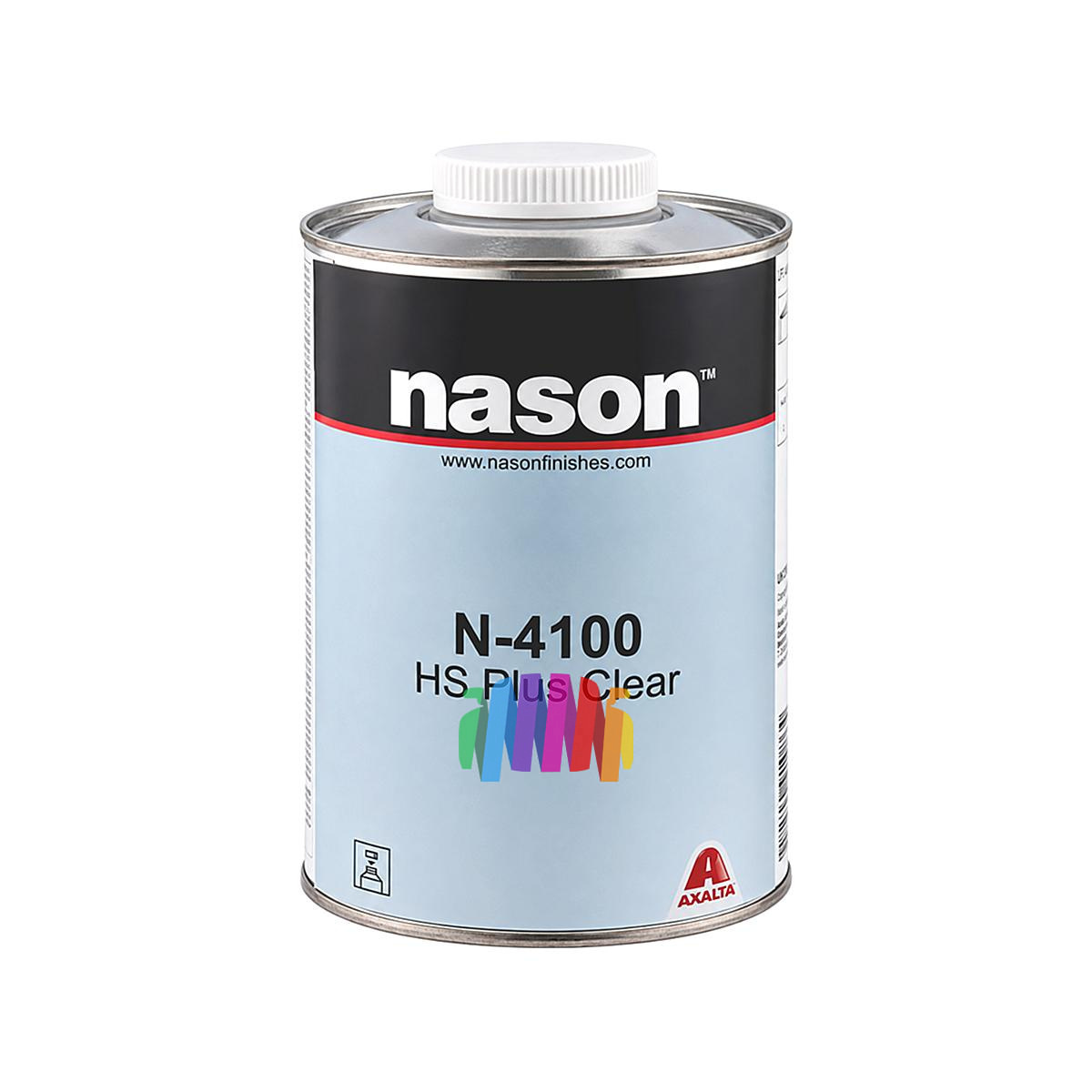 Акриловый автомобильный глянцевый лак Nason N-4100 HS Plus Clear 1 л. с отвердителем 0,5 л. 3