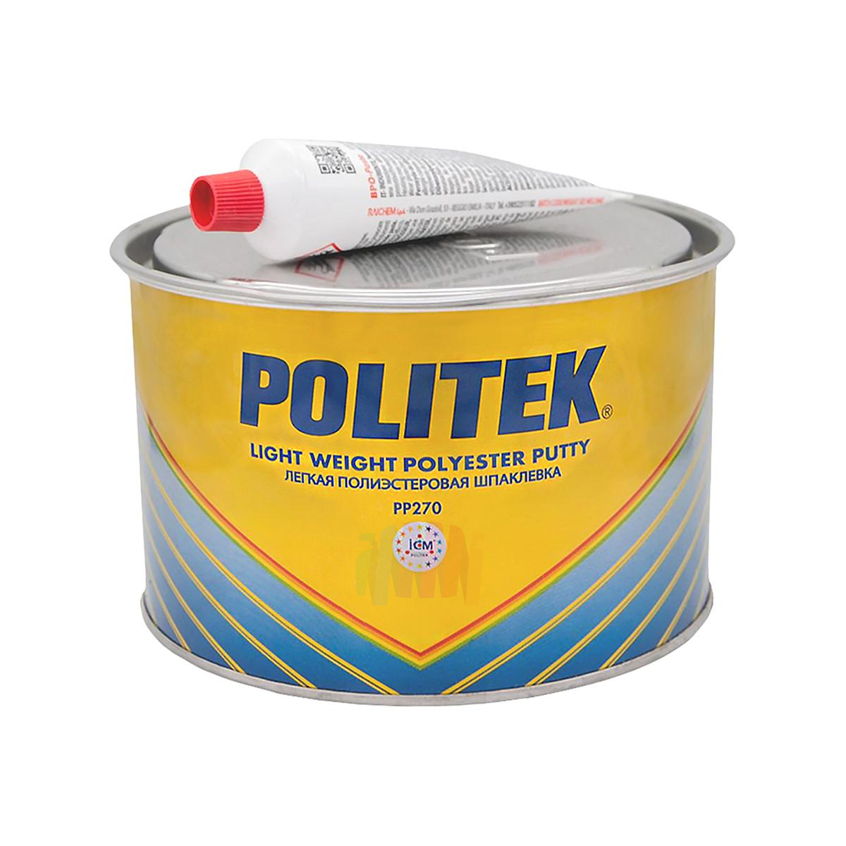 POLITEK PP-270 Light Weight Putty Шпатлевка автомобильная облегченная 1,5 л.