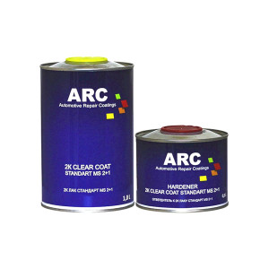 ARC Clear Coat Standard 2+1 MS Акрил-полиуретановый лак 1 л. с отвердителем 0,5 л.