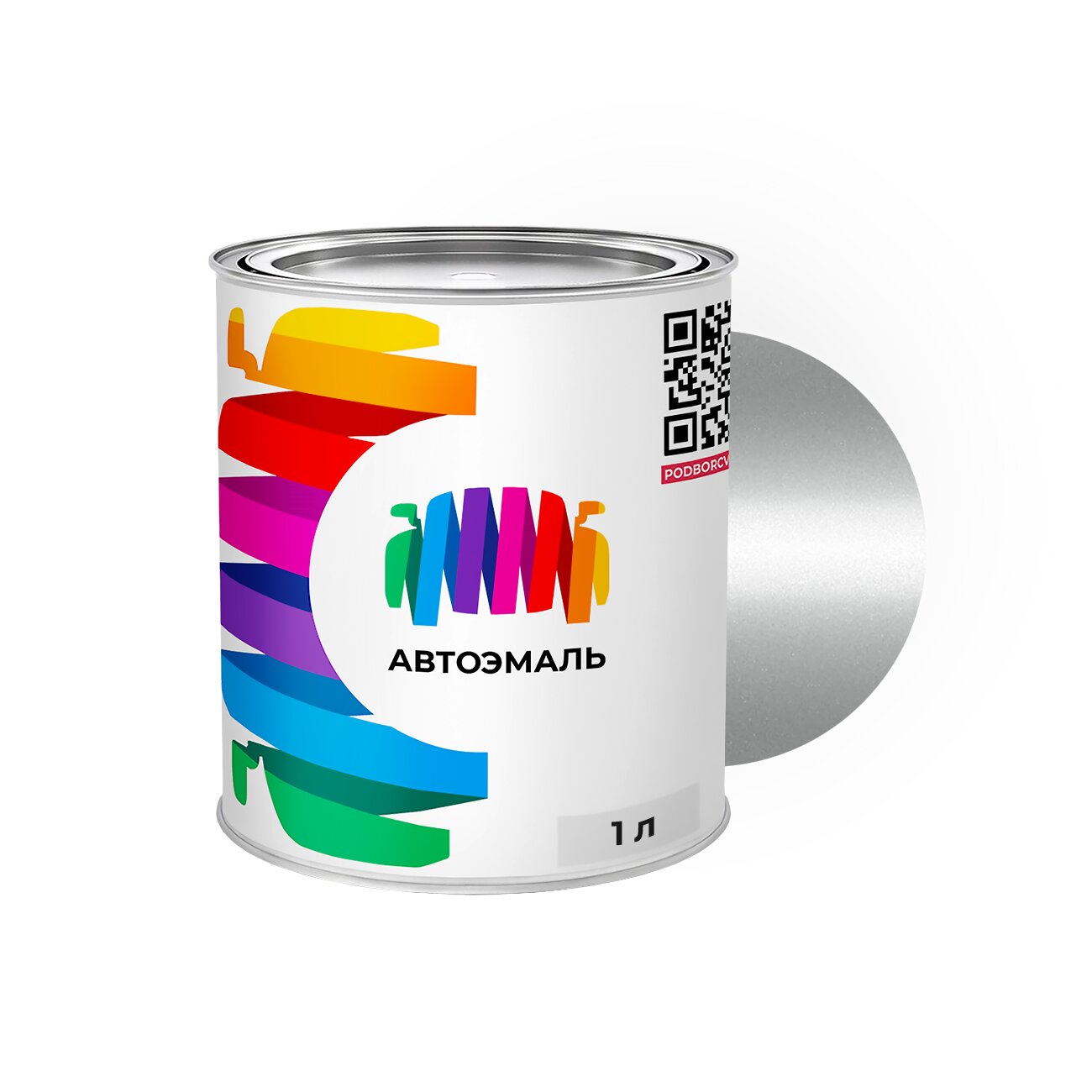 Автоэмаль Mazda (Мазда) «Sunbeam Silver», код цвета 8D, K3 (серый), базовая краска 1 л.