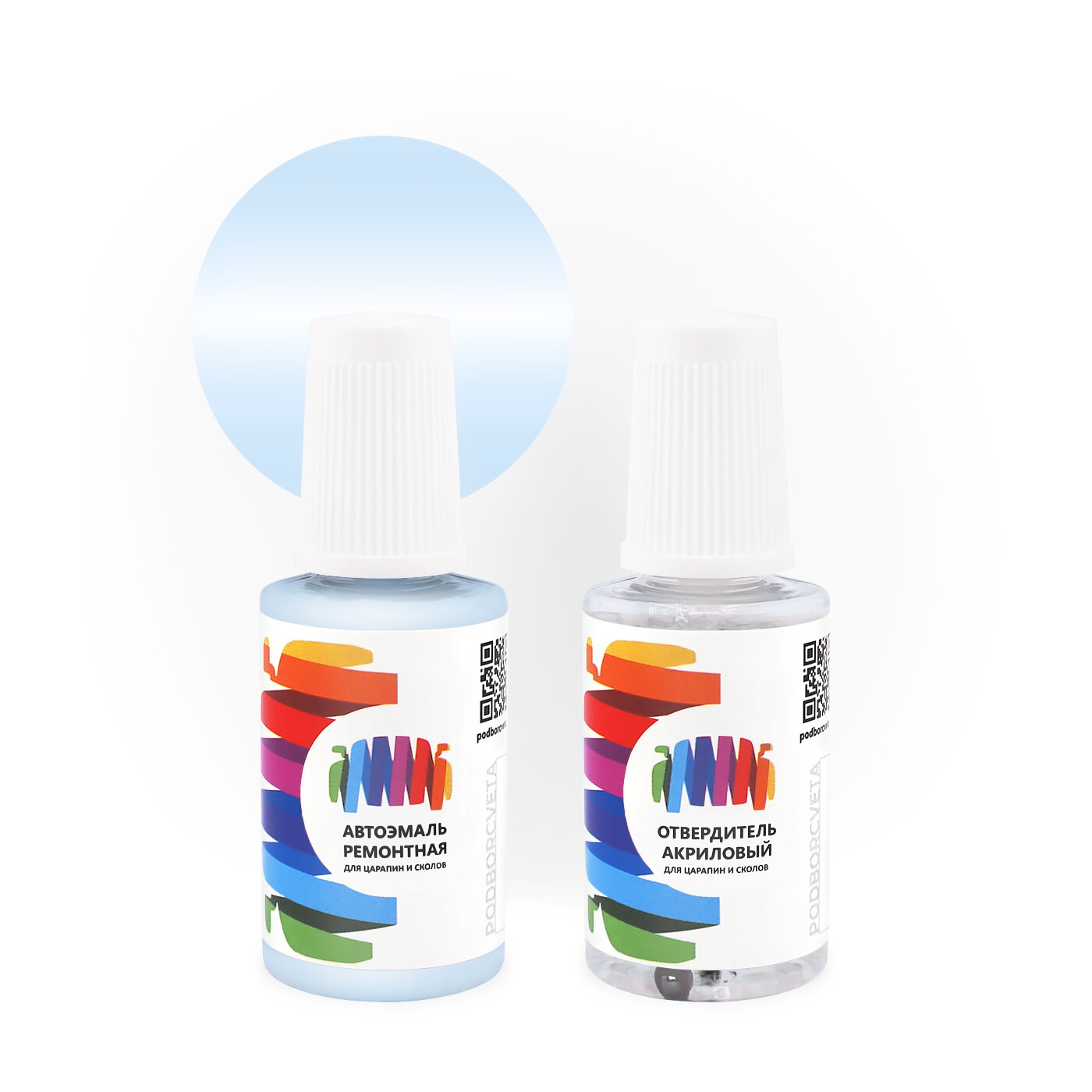 Подкраска для Opel (Опель) «Kristallblau», код цвета 219, 26L, ZZ (синий), акриловая автоэмаль с кисточкой от сколов и царапин, штрих-корректор 20 мл.