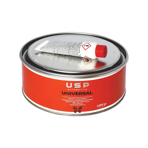 USP Universal Универсальная среднезернистая автомобильная шпатлевка 1 кг.